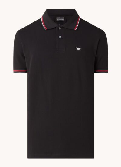 Emporio Armani polo black 8N1FB4 - Afbeelding 3