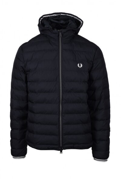 Fred Perry casual insulated jacket j4565 black - Afbeelding 3