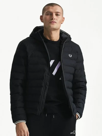 Fred Perry casual insulated jacket j4565 black