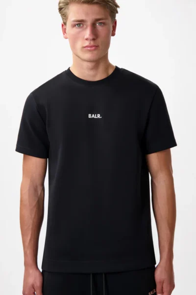 BALR T-Shirts   Q-Series Regular Fit T-shirt Jet Black B1112.1224