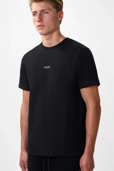 BALR T-Shirts   Q-Series Regular Fit T-shirt Jet Black B1112.1224 - Afbeelding 3