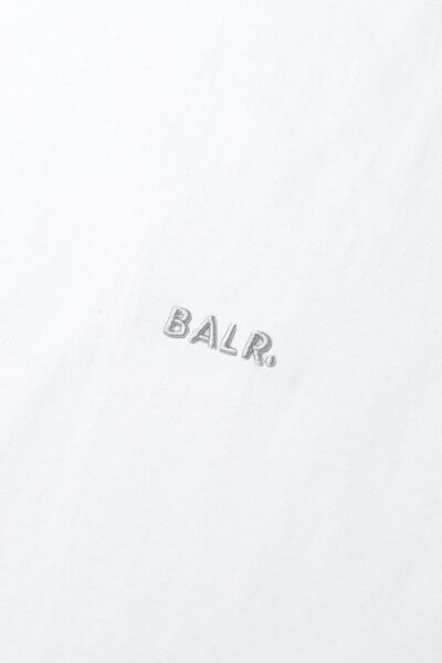 BALR T-Shirts  Logo Slim T-Shirt Bright White B1112.1280 - Afbeelding 2