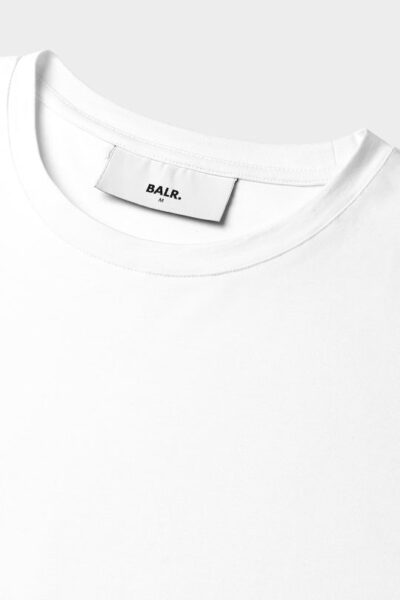 BALR T-Shirts  Logo Slim T-Shirt Bright White B1112.1280 - Afbeelding 5