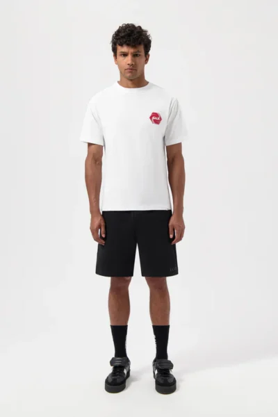 BALR T-Shirts T-Shirts   Vortex T-Shirt Bright White B1112.1303 - Afbeelding 6