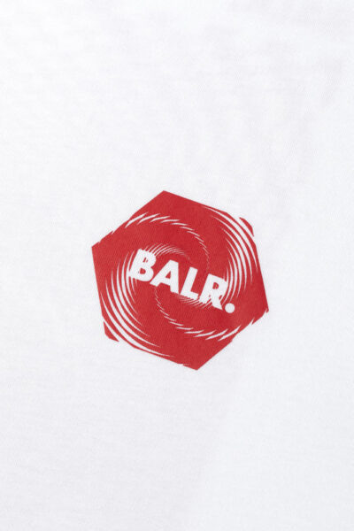 BALR T-Shirts T-Shirts   Vortex T-Shirt Bright White B1112.1303 - Afbeelding 2