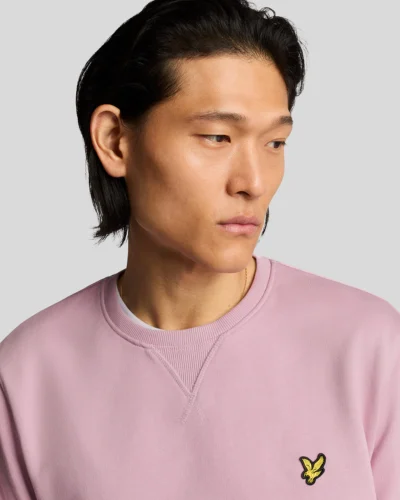 Lyle & Scott Crew Neck Sweatshirt  Pink Light ML424VOG_X574 - Afbeelding 2