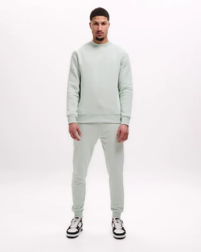 Malelions Men Striped Signature Sweater | Pale Aqua MM1-SS25-05