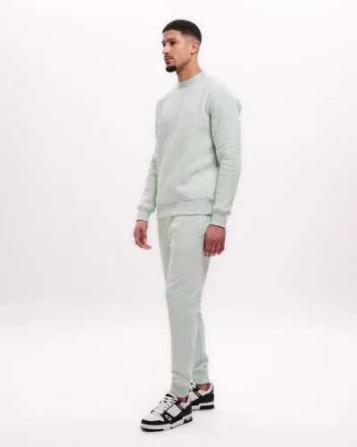 Malelions Men Striped Signature Sweatpants | Pale Aqua MM1-SS25-09 - Afbeelding 3