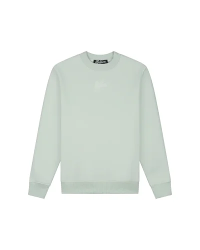 Malelions Men Striped Signature Sweater | Pale Aqua MM1-SS25-05 - Afbeelding 4