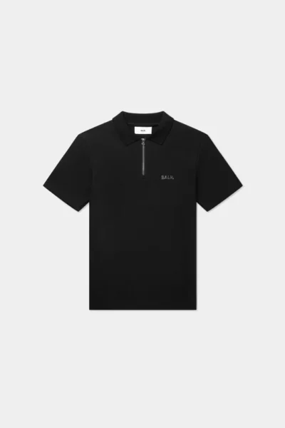 BALR Polo Shirts   Q-Series Regular Fit Poloshirt Jet Black B1122.1033 - Afbeelding 4