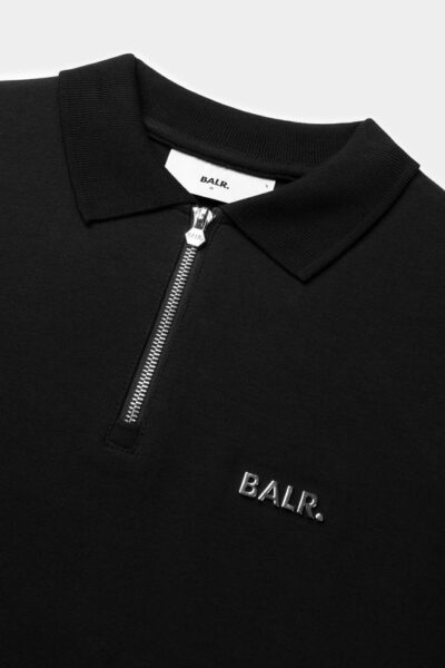 BALR Polo Shirts   Q-Series Regular Fit Poloshirt Jet Black B1122.1033 - Afbeelding 2