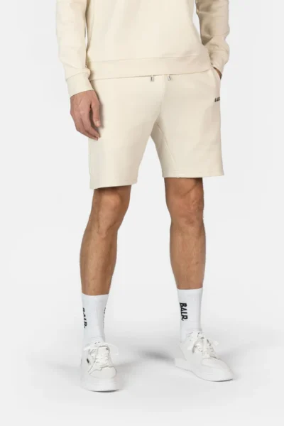 BALR Shorts   Q-Series Regular Fit Shorts White Swan B1431.1061